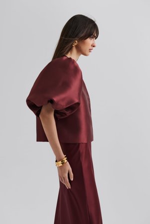 Malina - Cleo bluse - XS - Wine