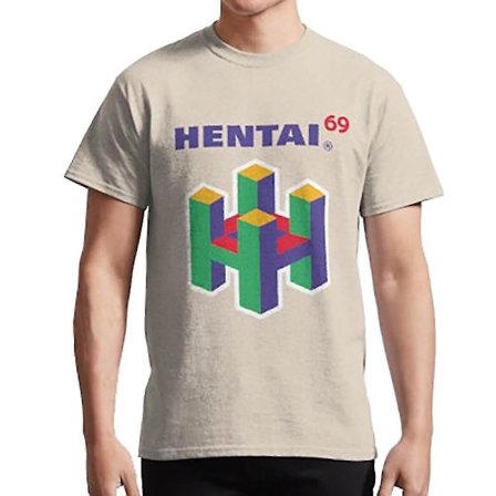Hentai 69 - Nintendo 64-tröja med logotyp