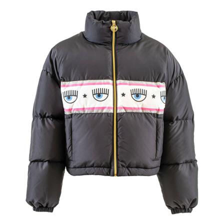 Chiara Ferragni Collection Winter Jas , Zwart , Dames , Maat: S