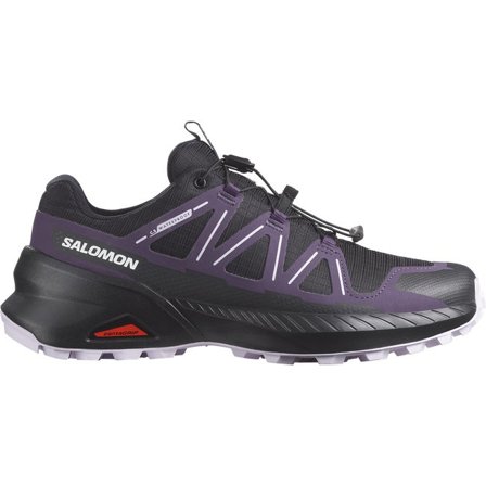 Salomon - Damen - Trailrunning-Schuhe Herren Speedcross Peak Waterproof - Black / Nightshade / Orchid Petal - 44