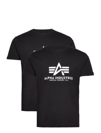 Alpha Industries Basic T 2 Pack - Black - M