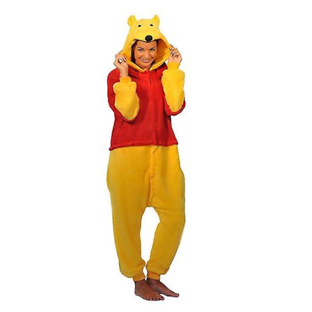 /HH/Nalle Puh -hahmot Unisex Haalari Naamiaisasu Hupparit Pyjamat a Nalle Puh köyhä Nalle Puh köyhä Nalle Puh köyhä S(150CM-160CM)