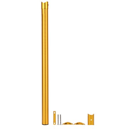 33,9x600 Mountainbike Förlängning Sadelstolpe Aluminiumlegering Fällbar Cykeltillbehör Guld