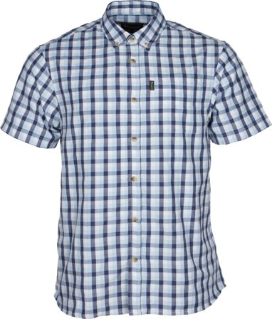 Pinewood Men's Summer Shirt Men short-sleeved shirts Blue L