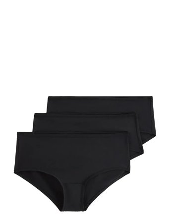 Lindex Brief Polly Reg Micro 3 Pack - Black - L