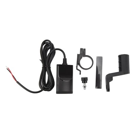 Motorcykel Mobiltelefon Laddare Snabbladdning Säker Backspegelmontering Bred Kompatibilitet Dubbel USB A C Laddare för Körning