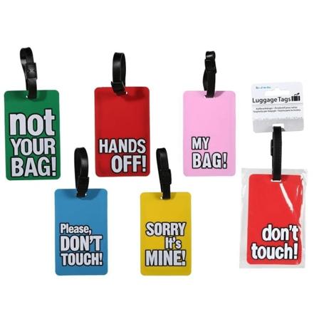 Bagasjelapp / Merkelapp - Festes til kofferten MultiColor 1-pakning 1-Pack