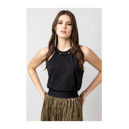 Gaëlle Paris Sleeveless Tops Sort, Dame