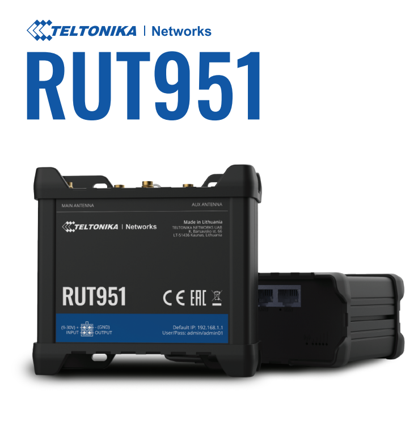 TELTONIKA NETWORKS RUT951 DUAL SIM 4G/LTE/3G/2G WiFi router eSIM version