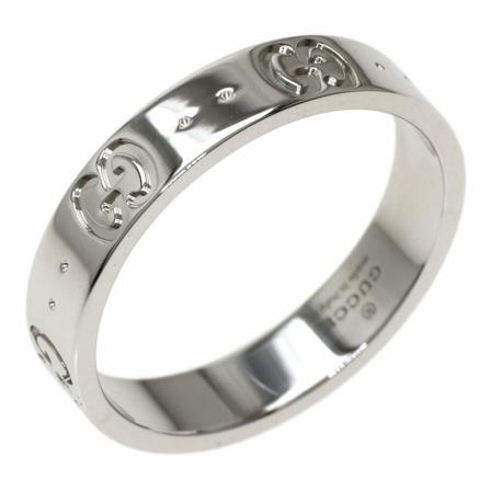 Gucci Vintage Rings Hvid, Dame Vintage Smykker, Størrelse: ONE Size