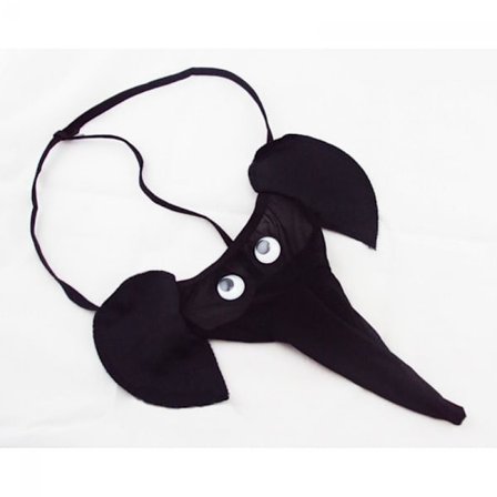 Thong Elephant Underwear MUSTA - spot-myynti