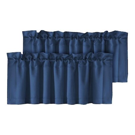 2 stk. Mørkleggingskappe Fortykket Høy Skyggelegging Ensfarget Kjøkken/Bad Myk Silkeaktig Stilig Vindu-Xin