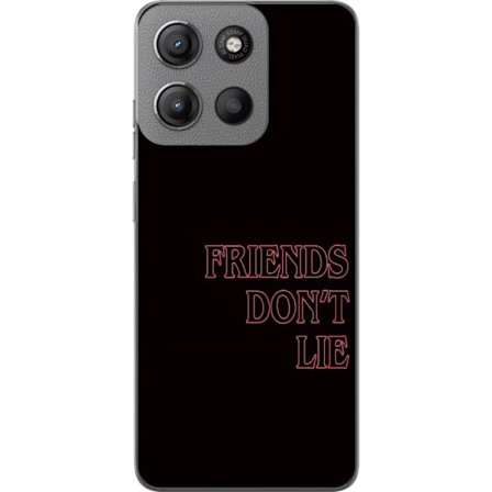 Kompatibel Mobilcover til Motorola Motorola Moto G15 Power Stranger Things Venner Lyver Ikke