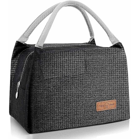 Termisk madkasse til mænd, kvinder, drenge, piger, børn, isoleret madpose, termisk madkasse, termisk madpose, termisk mad...