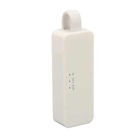 USB til RJ45 Adapter 2500M Plug and Play Bærbar Bredt Kompatibel USB til Ethernet Adapter til Laptop Tablet Type C Hvid