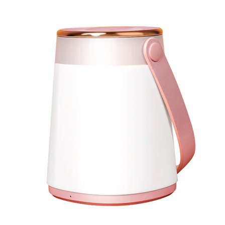 Väckarklocka uppladdningsbar bordslampa med fjärrkontroll som visar klocka och temperatur nattlampa för sovrummets baby och mamma och barn