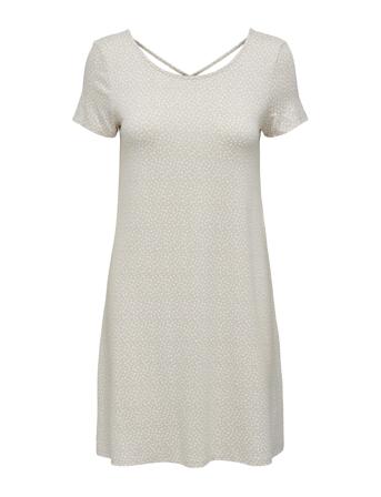 Onlbera Back Lace Up S/S Dress Jrs Noos Dresses T-shirt Dresses Grå ONLY*Betinget Tilbud