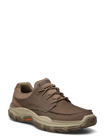 Mens Relaxed Fit: Respected - Sartell Lave Sneakers Brun Skechers*Betinget Tilbud
