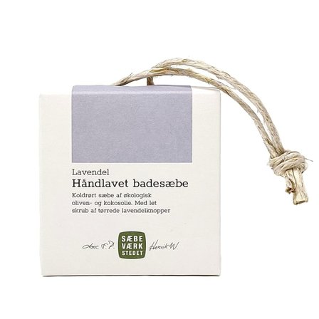 SÆBEVÆRKSTEDET Badesæbe på snor, Lavendel, Skincare, Kropspleje, Bodyshampoo