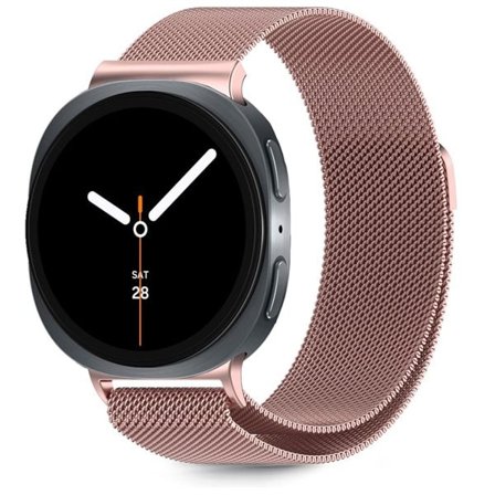 Tech-Protect rustfritt stålrem for Samsung Galaxy Watch 40/44/46 mm - Rosa