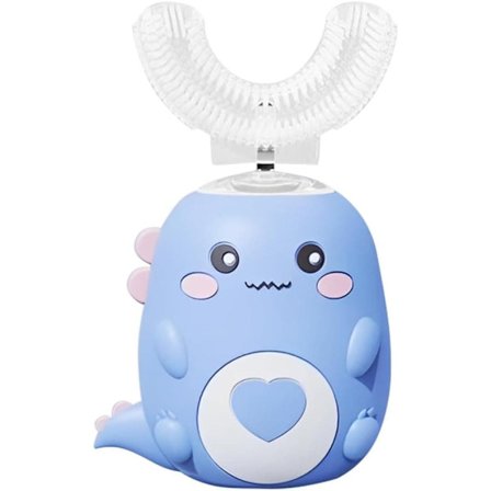 Elektrisk børnetandbørste i U-form – Ultralyd 360° rengøring, IPX7 vandtæt, 3 justerbare tilstande, støjsvagt design