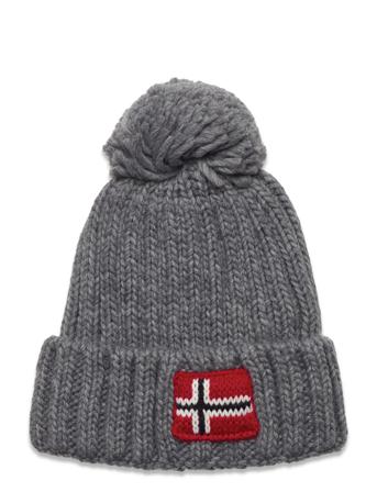 K Semiury 6 Accessories Headwear Hats Beanies Grå Napapijri