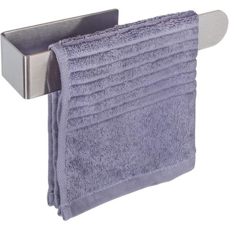 Ingen boring badeværelse eller køkken håndklæde bar - selvklæbende rustfrit stål