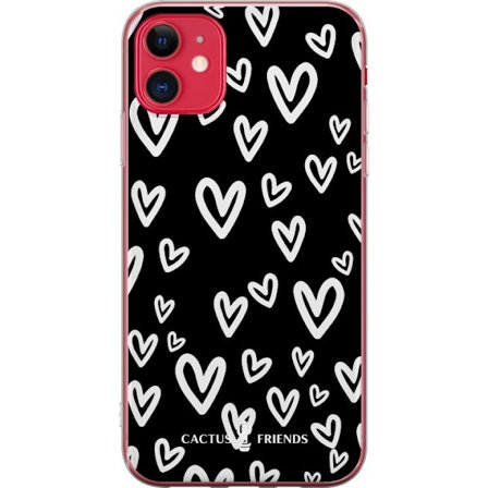 Kompatibel Mobilcover til Apple Apple iPhone 11 Cactus and Friends - Handdrawn Love Chaos