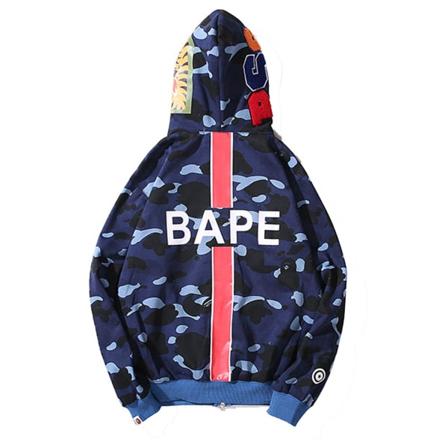 3D-printet afslappet sweatshirt til mænd og kvinder Blue logo SY S