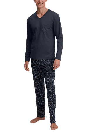 Calida Pyjamas Relax Streamline 41667 Sovkläder & morgonrockar Herr Blå XXL