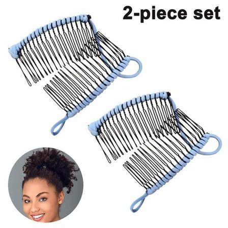 IC 2-pak Bananhårklemmer Vintage Bananklip Hestehale