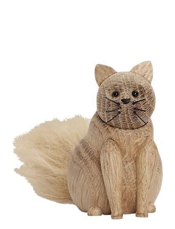 My Kitty Home Decoration Decorative Accessories/details Wooden Figures Ruskea Andersen Furniture