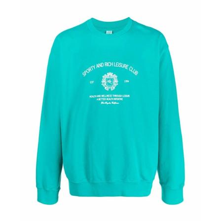 Sporty & Rich Sweatshirts , Blauw , Heren , Maat: S