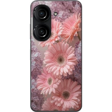 Yhteensopiva Puhelinkuori Asus Asus Zenfone 10 Kukkakuvio Pinkki Kukat