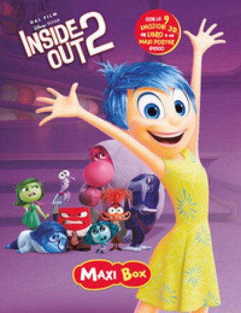 Inside Out 2. Maxi box. Ediz. a colori. Con 10 figurine 3D. Con tappetino gioco Walt Disney