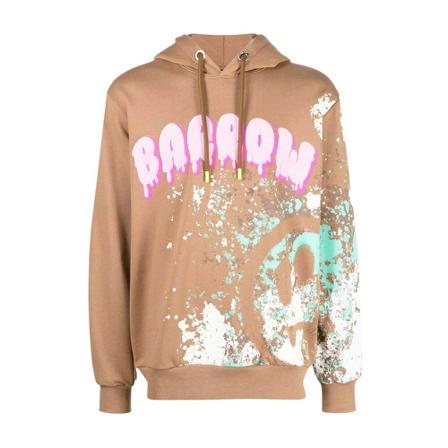 Barrow Hoodie Brun, Herre, Størrelse: S