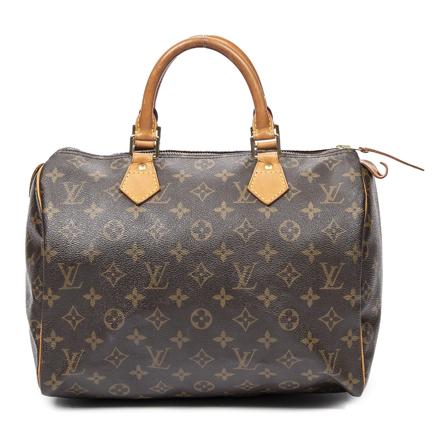 Louis Vuitton Vintage Pre-owned Speedy 30 Monogram HandTas , Bruin , Dames , Maat: ONE Size Vintage Tassen