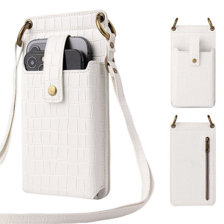 Rummelige lommer Lille Crossbody tasker Mobiltelefon pung Punge til W