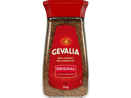 GEVALIA Kaffe Snabbkaffe burk 200g - Lyreco - Kök och servering - Kaffe och te - Instantkaffe