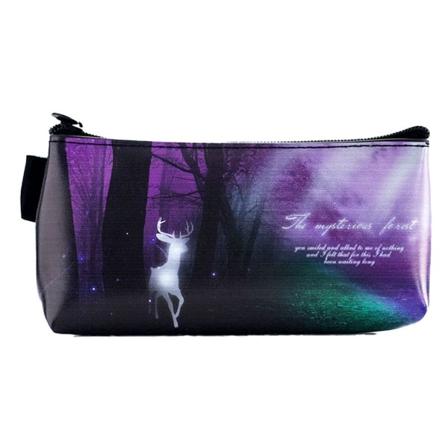 Kynäkotelot, Kynäkotelot, Nahkaiset opiskelijoiden paperitavarakassit, Violetti KLB