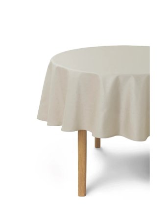 compliments Confetti Damask Table Cloth - Beige - Ø 200 CM