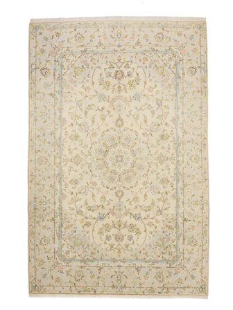 Orientalisk Keshan Matta 196X300 Beige/Orange Ull, Persien