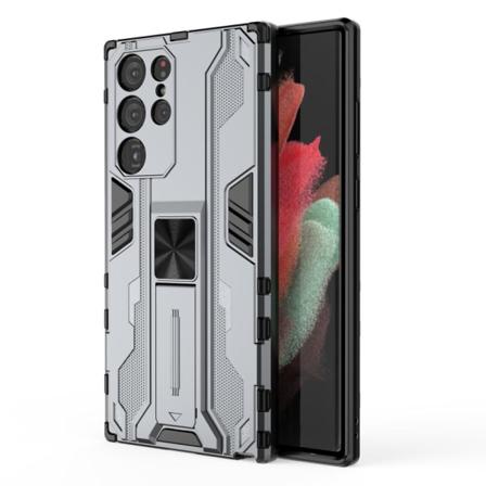 ShockProof Kickstand Skal Galaxy S22 - Grå grå