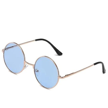 Runde Solbriller Mann - Polariserte Uv400 Beskyttelse Sirkel Retro