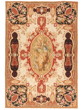 Medaljong Aubusson - Tappissere 216X316 Ull, Matta