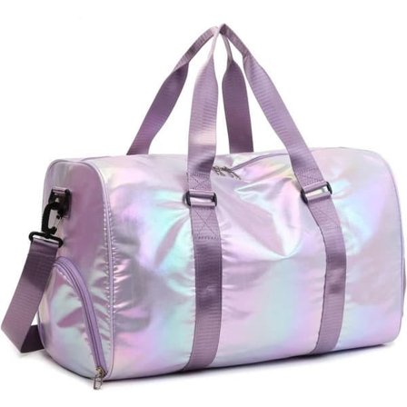 Joogalaukku naisille – Vedenpitävä urheilukassi kenkätilalla – Violetti