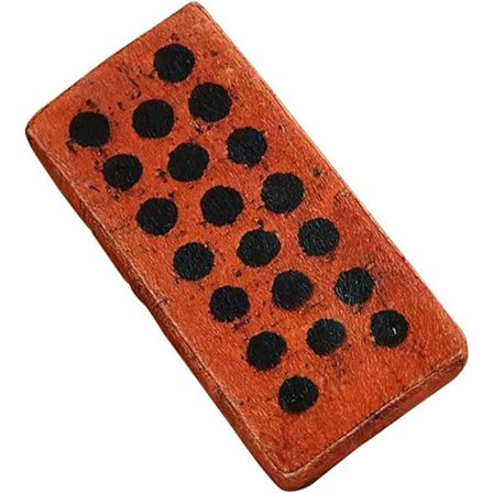 Kreativ sjov simuleringsmursten træblok pude kontor lur svamp pude spil prank og magisk legetøj til børn og voksne(Hul mursten)