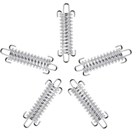 5 Pieces Tent Spring Buckle, Stainless Steel Spring Clasp, Sun Sail Fixing Kit, Sail Shade Fixings, Used For Outdoor Camping Accessories