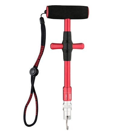 Bärbar T-formad krok av aluminiumlegering med öppen stängning