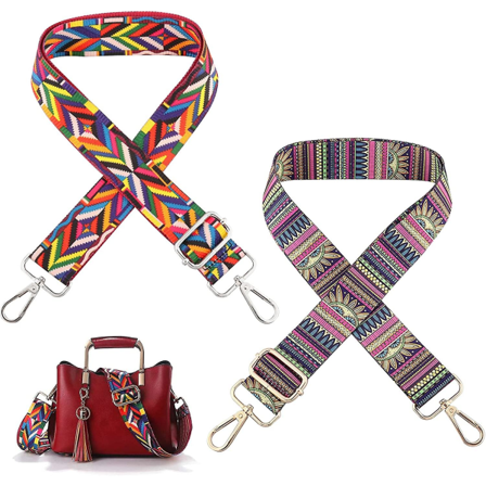 Justerbare skulderstropper med bredde, udskiftningsstropper, 2 taskebånd til håndtasker, lærredsstropper, udskiftningsstropper, crossbody-taske, 